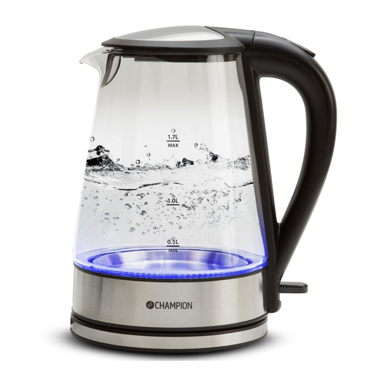 Champion Vannkoker 1,7L VK220 Glass i gruppen HJEM, HUS OG HAGE / Husholdningsapparater / Vann og juice / Vannkokere hos TP E-commerce Nordic AB (C49966)