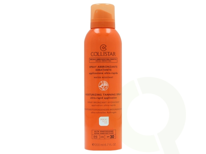 Collistar Moisturizing Tanning Spray SPF30 200 ml Ultra Rapid Applicition i gruppen HELSE OG SKJØNNHET / Hudpleie / Soling / Brun uten sol hos TP E-commerce Nordic AB (C50027)