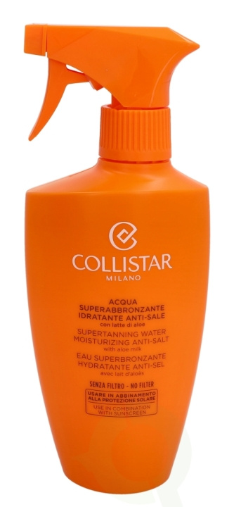 Collistar Supertanning Water With Aloe Milk 400 ml For Hair Face And Body i gruppen HELSE OG SKJØNNHET / Hudpleie / Soling / Brun uten sol hos TP E-commerce Nordic AB (C50048)
