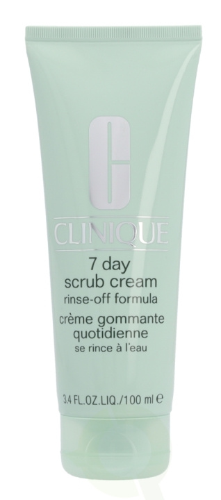 Clinique 7 Day Scrub Cream Rinse-Off Formula 100 ml i gruppen HELSE OG SKJØNNHET / Hudpleie / Ansikt / Skrubb/peeling hos TP E-commerce Nordic AB (C50100)