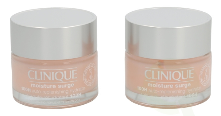 Clinique Moisture Surge 100H Auto-Replenis. Hydrator Duo Set 100 ml 2x50ml/Travel Exlucive i gruppen HELSE OG SKJØNNHET / Hudpleie / Ansikt / Dagkrem hos TP E-commerce Nordic AB (C50307)