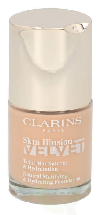 Clarins Skin Illusion Velvet Foundation 30 ml 109c i gruppen HELSE OG SKJØNNHET / Makeup / Makeup ansikt / Foundation hos TP E-commerce Nordic AB (C50587)