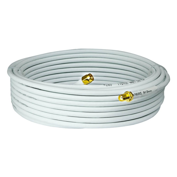 Televes Kabel SM-02 SMA-SMA Hann-Hunn 10,0m Hvit i gruppen Elektronikk / Kabler og adaptere / RCA / Kabler hos TP E-commerce Nordic AB (C50632)