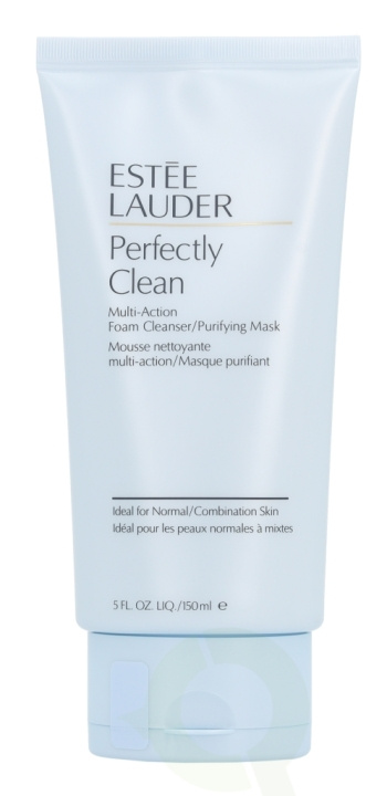 Estee Lauder E.Lauder Perfectly Clean Foam Cleanser/Purif Mask 150 ml Normal/Combination Skin i gruppen HELSE OG SKJØNNHET / Hudpleie / Ansikt / Rengjøring hos TP E-commerce Nordic AB (C51063)
