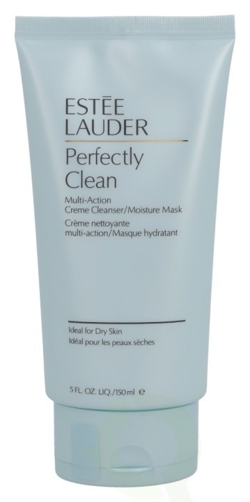 Estee Lauder E.Lauder Perfectly Clean Creme Cleanser/Moist Mask 150 ml Dry Skin i gruppen HELSE OG SKJØNNHET / Hudpleie / Ansikt / Rengjøring hos TP E-commerce Nordic AB (C51064)