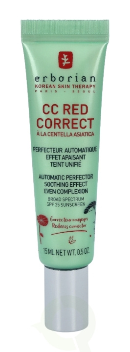 Erborian CC Red Correct Automatic Perfector SPF25 15 ml Broad Spectrum Sunscreen i gruppen HELSE OG SKJØNNHET / Makeup / Makeup ansikt / CC/BB Cream hos TP E-commerce Nordic AB (C51266)