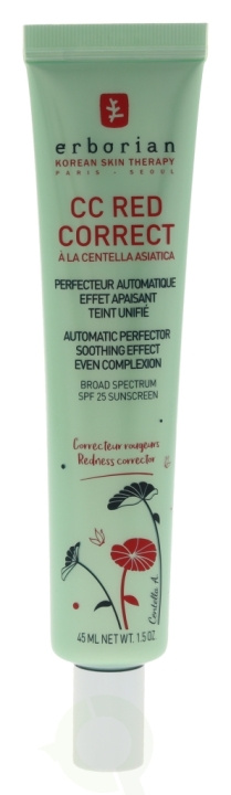 Erborian CC Red Correct Automatic Perfector SPF25 45 ml Broad Spectrum Sunscreen i gruppen HELSE OG SKJØNNHET / Makeup / Makeup ansikt / CC/BB Cream hos TP E-commerce Nordic AB (C51267)