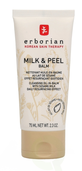 Erborian Milk & Peel Cleansing Balm 75 ml i gruppen HELSE OG SKJØNNHET / Hudpleie / Ansikt / Rengjøring hos TP E-commerce Nordic AB (C51283)