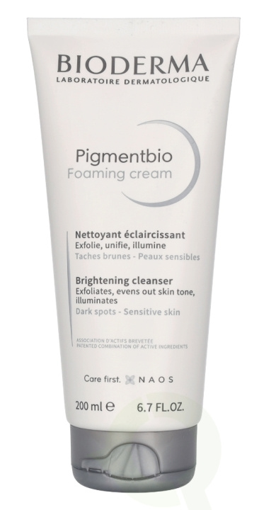 Bioderma Pigmentbio Foaming Cream Brightening Cleanser 200 ml i gruppen HELSE OG SKJØNNHET / Hudpleie / Ansikt / Rengjøring hos TP E-commerce Nordic AB (C51366)
