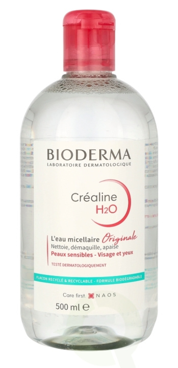 Bioderma Sensibio H2O Make-Up Removing Micelle Solution 500 ml i gruppen HELSE OG SKJØNNHET / Makeup / Sminkefjerner hos TP E-commerce Nordic AB (C51374)