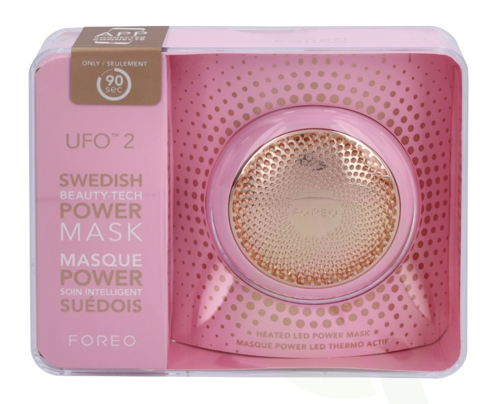 Foreo Ufo 2 Power Mask & Light Therapy - Pearl Pink 1 Piece i gruppen HELSE OG SKJØNNHET / Hudpleie / Ansikt / Hudpleieverktøy hos TP E-commerce Nordic AB (C51386)