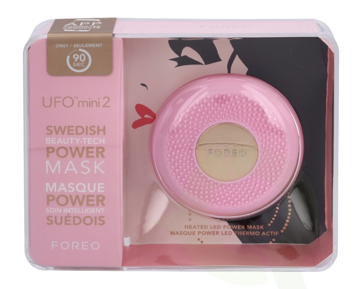 Foreo Ufo 2 Mini Power Mask & Light Therapy - Pearl Pink 1 Piece i gruppen HELSE OG SKJØNNHET / Hudpleie / Ansikt / Hudpleieverktøy hos TP E-commerce Nordic AB (C51389)