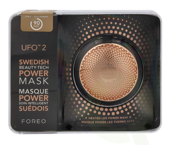 Foreo Ufo 2 Power Mask & Light Therapy - Black 1 Piece i gruppen HELSE OG SKJØNNHET / Hudpleie / Ansikt / Hudpleieverktøy hos TP E-commerce Nordic AB (C51405)