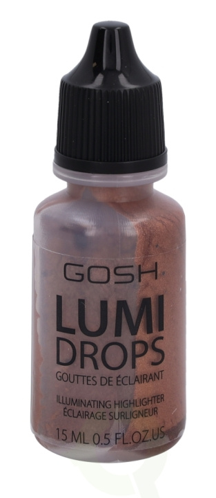 Gosh Lumi Drops Illuminating Highlighter 15 ml 006 Bronze i gruppen HELSE OG SKJØNNHET / Makeup / Makeup ansikt / Contour/Highlight hos TP E-commerce Nordic AB (C51691)
