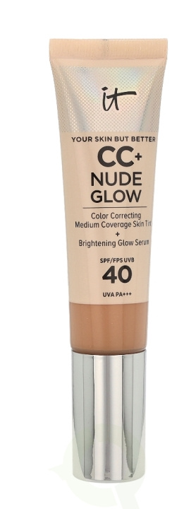 IT Cosmetics CC+ Nude Glow SPF40 32 ml Light Medium i gruppen HELSE OG SKJØNNHET / Hudpleie / Ansikt / Dagkrem hos TP E-commerce Nordic AB (C51751)