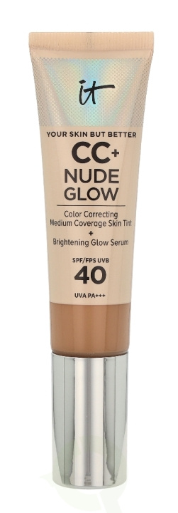 IT Cosmetics CC+ Nude Glow SPF40 32 ml Medium i gruppen HELSE OG SKJØNNHET / Hudpleie / Ansikt / Tinted Moisturizer hos TP E-commerce Nordic AB (C51752)