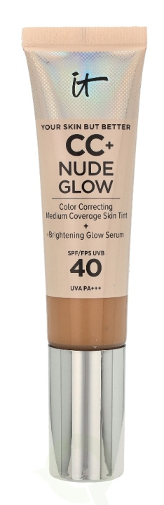 IT Cosmetics CC+ Nude Glow SPF40 32 ml Medium Tan i gruppen HELSE OG SKJØNNHET / Hudpleie / Ansikt / Dagkrem hos TP E-commerce Nordic AB (C51753)