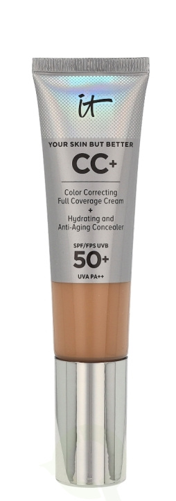 IT Cosmetics CC+ Color Corr. Full Coverage Cream SPF50 32 ml Neutral Medium i gruppen HELSE OG SKJØNNHET / Hudpleie / Ansikt / Dagkrem hos TP E-commerce Nordic AB (C51756)