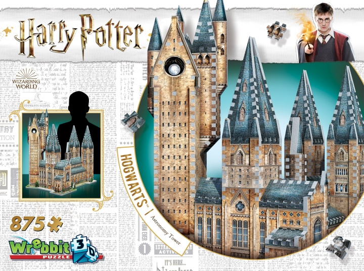 Wizarding World: Harry Potter Wrebbit Galtvort-observatoriet 3D-puslespill i gruppen SPORT, FRITID & HOBBY / Hobby / Puslespill hos TP E-commerce Nordic AB (C51994)