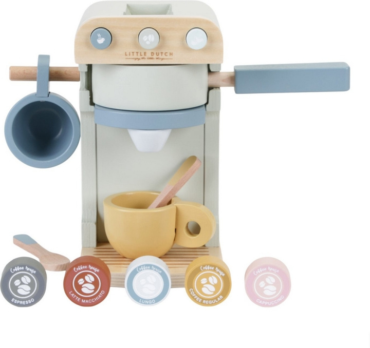 Little Dutch kaffemaskin lekset, pastell i gruppen LEKER, BARN OG BABY / Leker / Lite hjem & rollespill hos TP E-commerce Nordic AB (C52073)