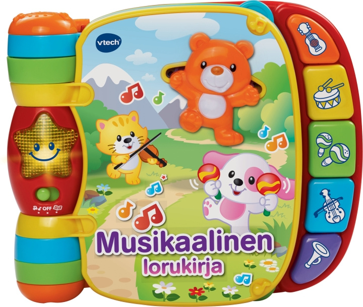 Vtech Baby Musical barnrimbok, FI i gruppen LEKER, BARN OG BABY / Babyleker (0-3 år) / Aktivitetsleker hos TP E-commerce Nordic AB (C52076)