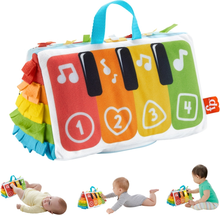 Fisher-Price Kick & Play Soft Piano - första piano i gruppen LEKER, BARN OG BABY / Babyleker (0-3 år) / Aktivitetsleker hos TP E-commerce Nordic AB (C52102)