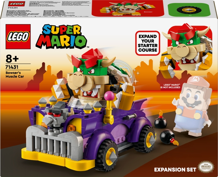 Lego Super Mario 71431 - Bowsers muskelbil-utvidelsessett i gruppen LEKER, BARN OG BABY / Leker / Byggeleker / Lego hos TP E-commerce Nordic AB (C52134)