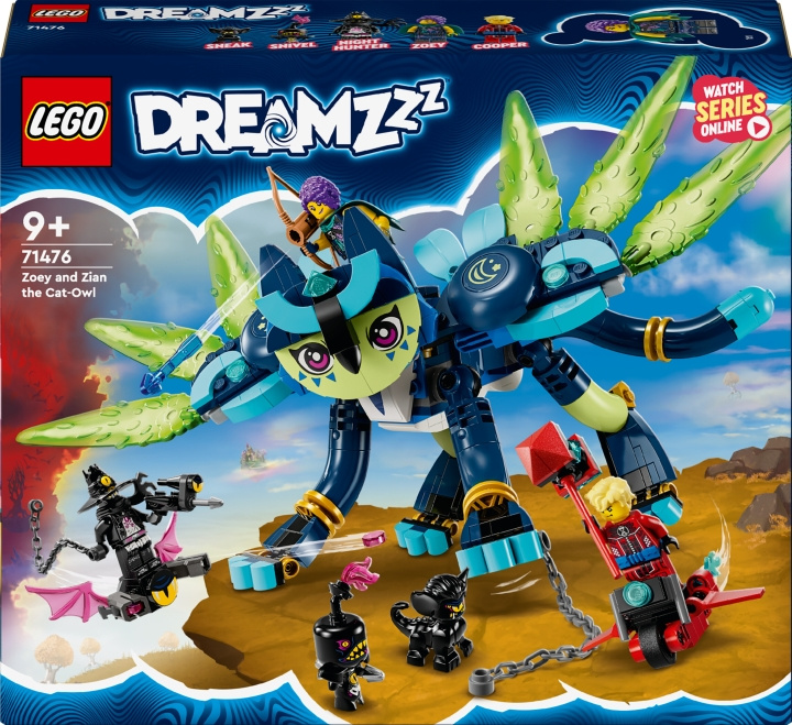 LEGO DREAMZzz 71476 - Zoey and Zian the Cat-Owl i gruppen LEKER, BARN OG BABY / Leker / Byggeleker / Lego hos TP E-commerce Nordic AB (C52140)