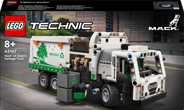 Lego Technic 42167 - Mack® LR Elektrisk søppelbil i gruppen LEKER, BARN OG BABY / Leker / Byggeleker / Lego hos TP E-commerce Nordic AB (C52154)
