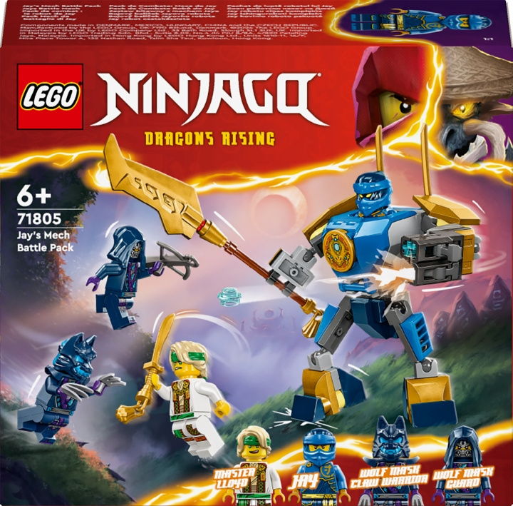LEGO Ninjago 71805 - Jay\'s Mech Battle Pack i gruppen LEKER, BARN OG BABY / Leker / Byggeleker / Lego hos TP E-commerce Nordic AB (C52158)