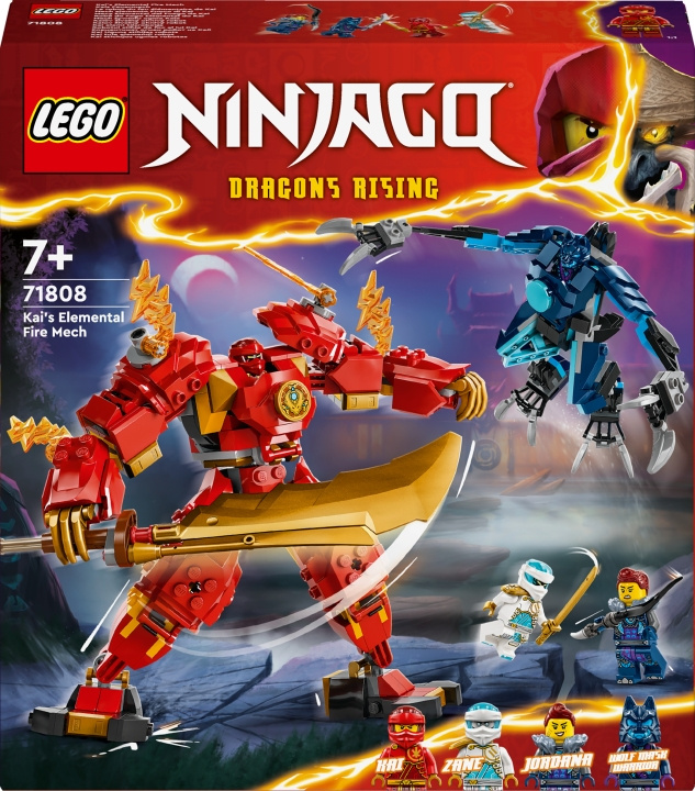 LEGO Ninjago 71808 - Kai\'s Elemental Fire Mech i gruppen LEKER, BARN OG BABY / Leker / Byggeleker / Lego hos TP E-commerce Nordic AB (C52161)