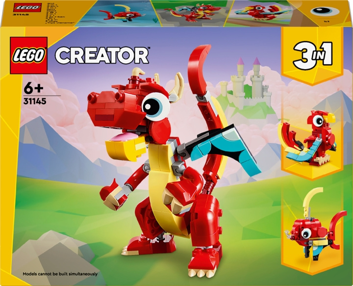 Lego Creator 31145 - Rød drage i gruppen LEKER, BARN OG BABY / Leker / Byggeleker / Lego hos TP E-commerce Nordic AB (C52164)