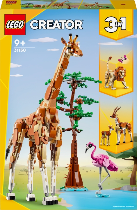 Lego Creator 31150 - Ville safaridyr i gruppen LEKER, BARN OG BABY / Leker / Byggeleker / Lego hos TP E-commerce Nordic AB (C52166)