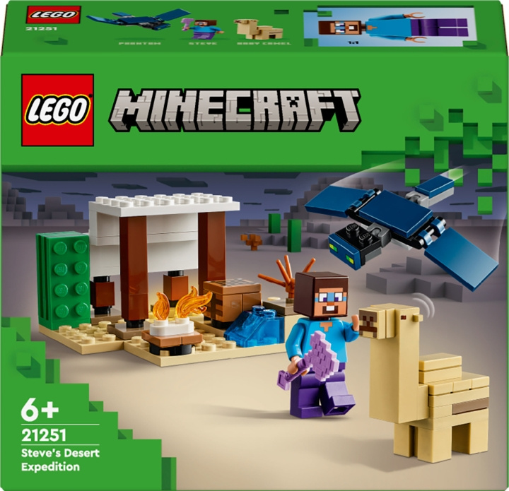 LEGO Minecraft 21251 - Steve\'s Desert Expedition i gruppen LEKER, BARN OG BABY / Leker / Byggeleker / Lego hos TP E-commerce Nordic AB (C52170)