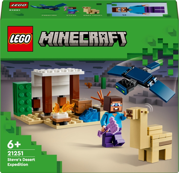 Lego Minecraft 21251 - Steves ørkenekspedisjon i gruppen LEKER, BARN OG BABY / Leker / Byggeleker / Lego hos TP E-commerce Nordic AB (C52170)