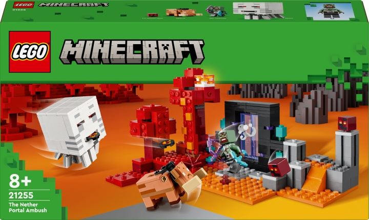 LEGO Minecraft 21255 - The Nether Portal Ambush i gruppen LEKER, BARN OG BABY / Leker / Byggeleker / Lego hos TP E-commerce Nordic AB (C52172)