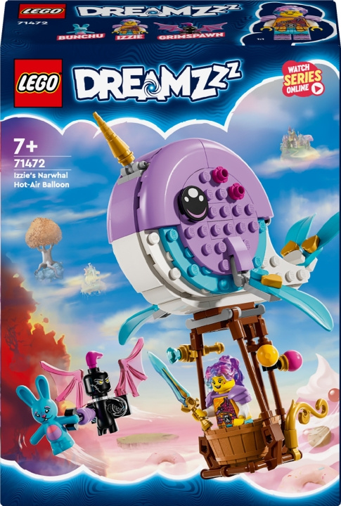 LEGO DREAMZzz 71472 - Izzie\'s Narwhal Hot-Air Balloon i gruppen LEKER, BARN OG BABY / Leker / Byggeleker / Lego hos TP E-commerce Nordic AB (C52175)
