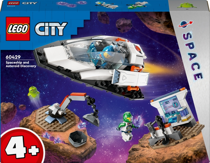 Lego City Space 60429 - Romskip og asteroideoppdagelse i gruppen LEKER, BARN OG BABY / Leker / Byggeleker / Lego hos TP E-commerce Nordic AB (C52183)