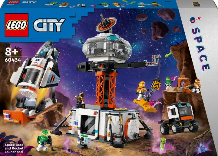 LEGO City Space 60434 - Space Base and Rocket Launchpad i gruppen LEKER, BARN OG BABY / Leker / Byggeleker / Lego hos TP E-commerce Nordic AB (C52187)