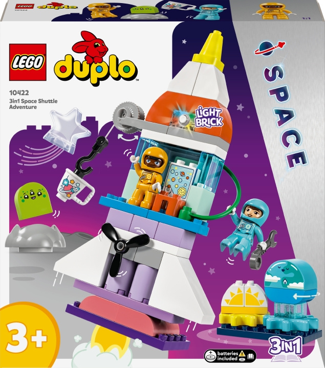 LEGO DUPLO Town 10422 - 3in1 Space Shuttle Adventure i gruppen LEKER, BARN OG BABY / Leker / Byggeleker / Lego hos TP E-commerce Nordic AB (C52194)