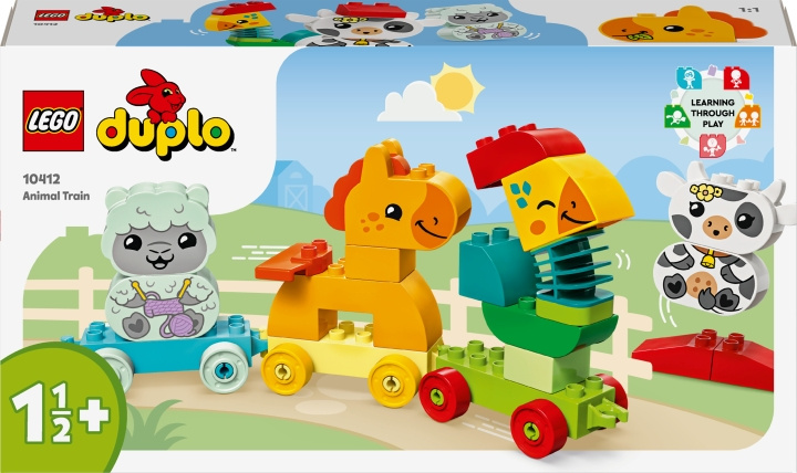 LEGO DUPLO My First 10412 - Animal Train i gruppen LEKER, BARN OG BABY / Leker / Byggeleker / Lego hos TP E-commerce Nordic AB (C52195)