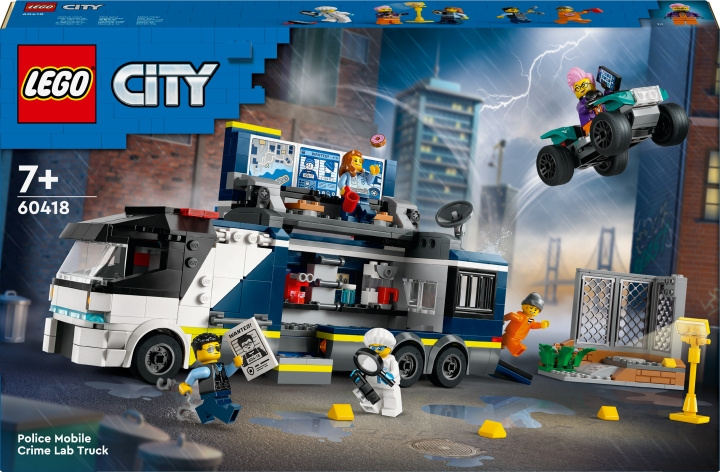LEGO City Police 60418 - Police Mobile Crime Lab Truck i gruppen LEKER, BARN OG BABY / Leker / Byggeleker / Lego hos TP E-commerce Nordic AB (C52203)