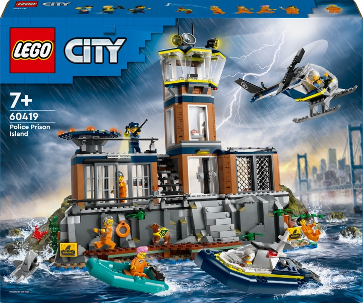 Lego City Police 60419 - Politiets fengselsøy i gruppen LEKER, BARN OG BABY / Leker / Byggeleker / Lego hos TP E-commerce Nordic AB (C52204)