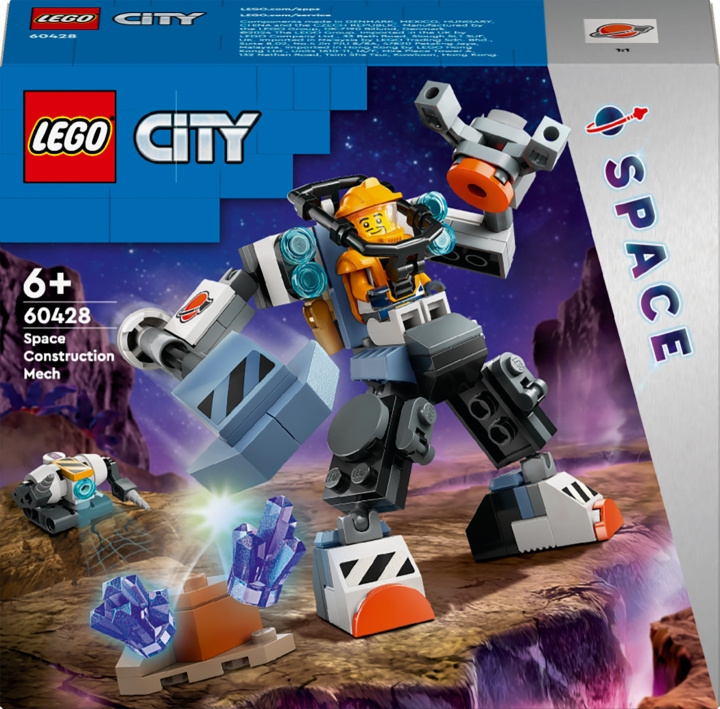 LEGO City Space 60428 - Space Construction Mech i gruppen LEKER, BARN OG BABY / Leker / Byggeleker / Lego hos TP E-commerce Nordic AB (C52205)