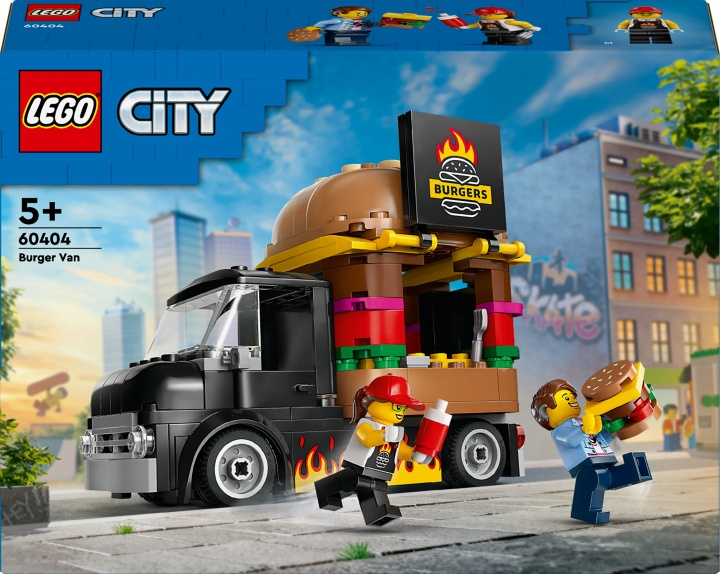 Lego City Great Vehicles 60404 - Hamburgerbil i gruppen LEKER, BARN OG BABY / Leker / Byggeleker / Lego hos TP E-commerce Nordic AB (C52225)