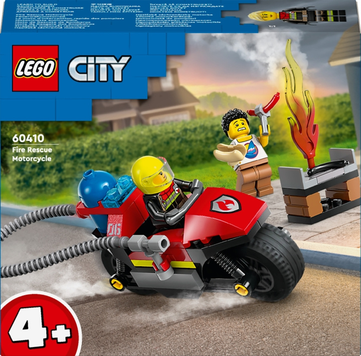 Lego City Fire 60410 - Brannredningsmotorsykkel i gruppen LEKER, BARN OG BABY / Leker / Byggeleker / Lego hos TP E-commerce Nordic AB (C52226)