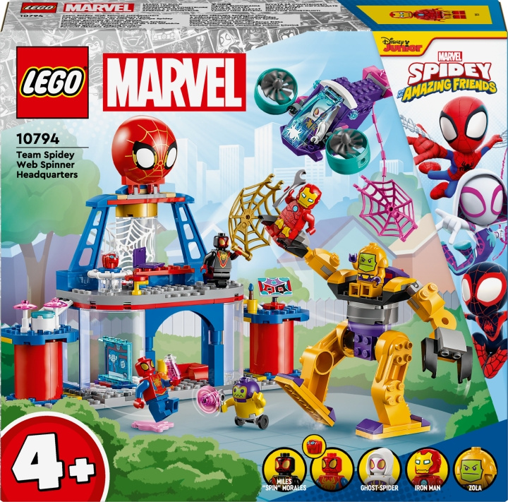LEGO Super Heroes Marvel 10794 - Team Spidey Web Spinner Headquarters i gruppen LEKER, BARN OG BABY / Leker / Byggeleker / Lego hos TP E-commerce Nordic AB (C52231)