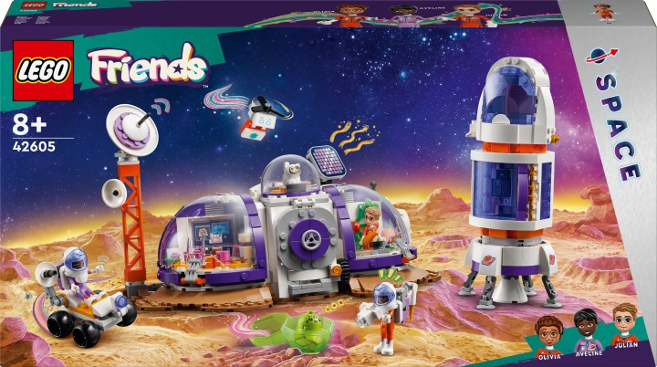 Lego Friends 42605 - Romfartsbase på Mars med rakett i gruppen LEKER, BARN OG BABY / Leker / Byggeleker / Lego hos TP E-commerce Nordic AB (C52233)