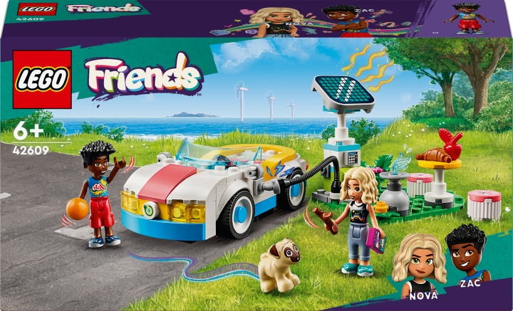 LEGO Friends 42609 - Electric Car and Charger i gruppen LEKER, BARN OG BABY / Leker / Byggeleker / Lego hos TP E-commerce Nordic AB (C52235)