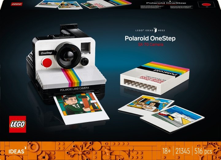 LEGO Ideas 21345 - Polaroid OneStep SX-70 Camera i gruppen LEKER, BARN OG BABY / Leker / Byggeleker / Lego hos TP E-commerce Nordic AB (C52246)